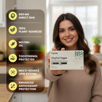 Plant Based Omega 3 with Vitamin E – MegToc Vegan