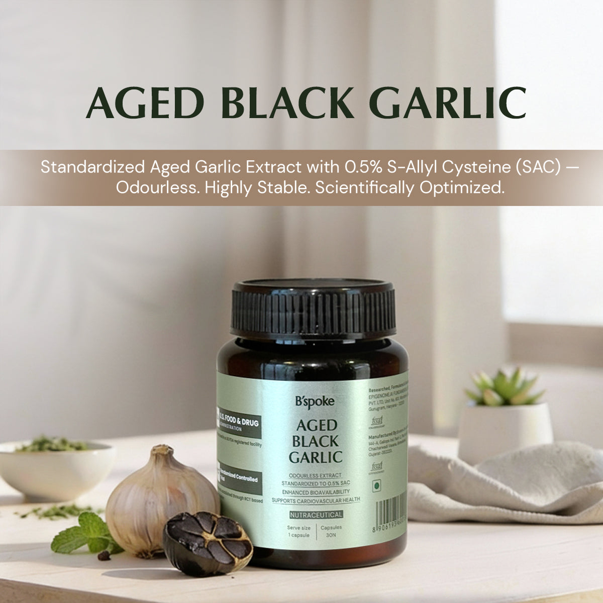 Aged Black Garlic